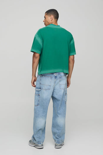 Washed Oversized Seam T-Shirt