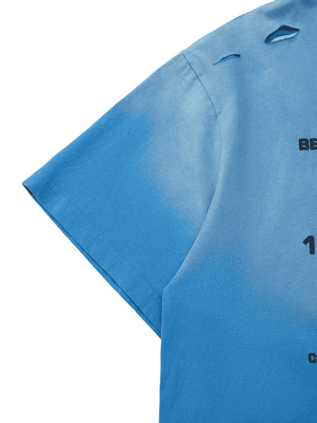 High Street Gradient Design Hole T-shirt - 2139
