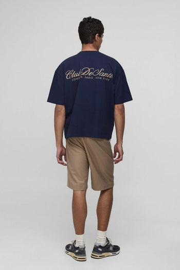 Oversized Boxy Club De Sante Graphic T Shirt